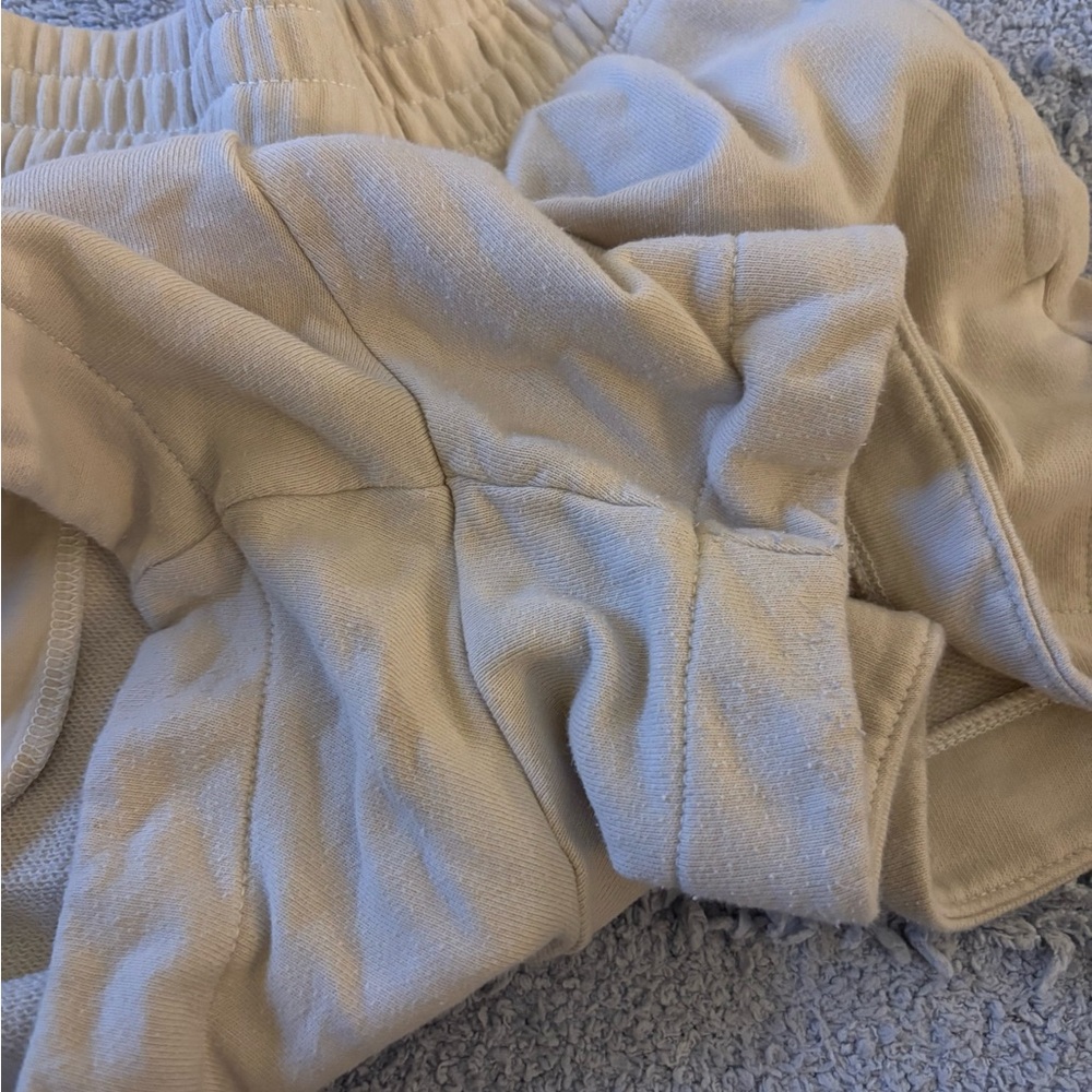 Aerie Sun's Out High Waisted Short Women's Light Tan lounge Shorts - Picture 7 of 10